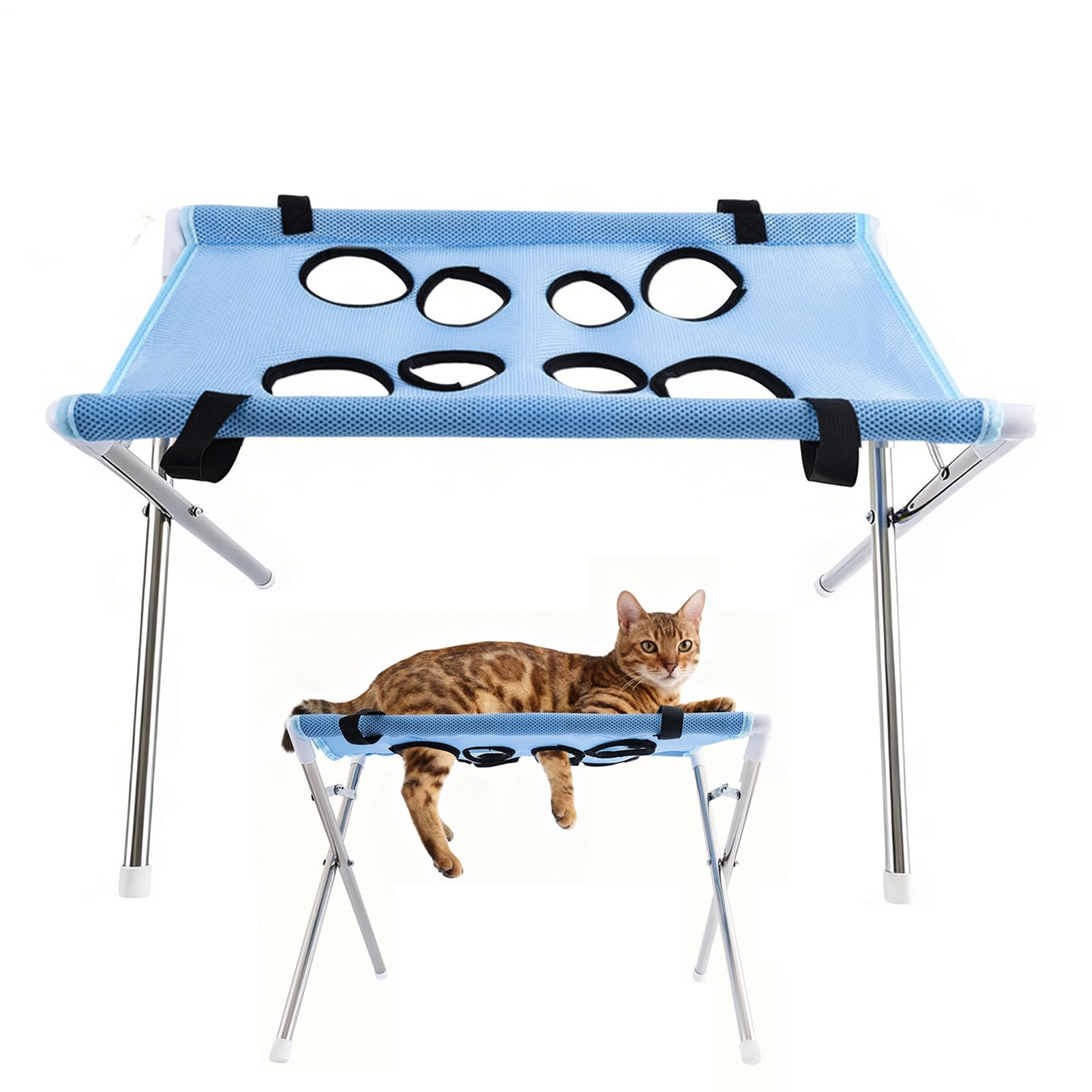 Grooming-Hängematte für kleine Hunde 8-Löcher-Design Katzen-Friseurschürze
