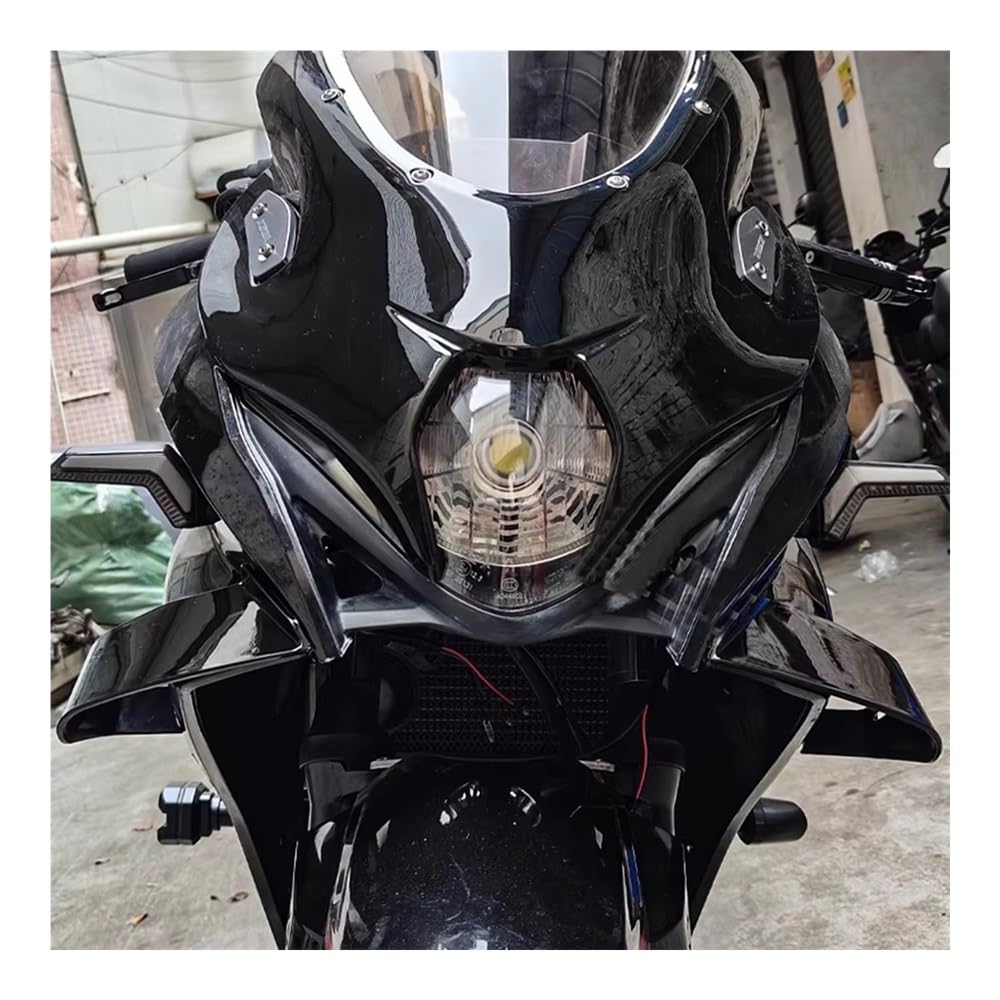 Ala Spoiler Aerodinamica Universale per Moto(Bright Black)