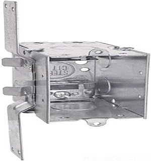 Steel City CXV Switch Box, Gangable, Welded Construction, 1 Gang, 3-Inch Length by 2-Inch Width by 3-1/2-Inch Depth, Galvanized, 25-Pack