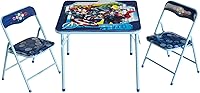 Vista 1 de Marvel Avengers - Juego de mesa y silla de actividades para niños de 3 piezas, mesa cuadrada con 2 sillas plegables, muebles temáticos