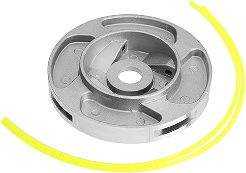Cabezal de recortadora de aluminio, apto para cortador de césped y cortador de hierba Weed Eater, cabezal de recortadora de columna de diferentes
