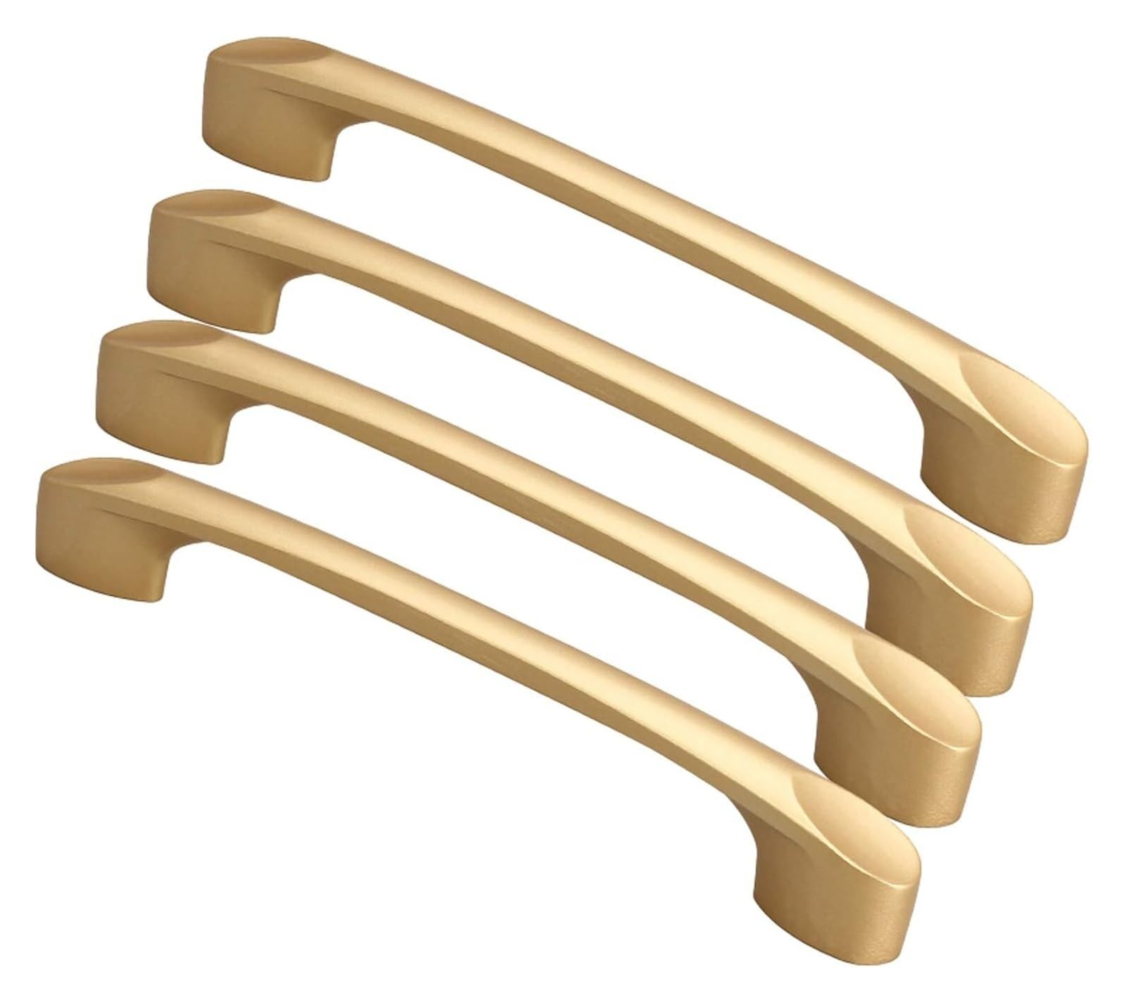 VOPLIVAT Kitchen Cupboard Handles, Bow Handle, Wardrobe Handles, 4 Pieces Drawer, Multiple Sizes, Cabinet Hardware(Hole Distance 128mm)