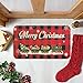 kukli kitchen Buffalo Plaid Christmas Decorative Doormat (30