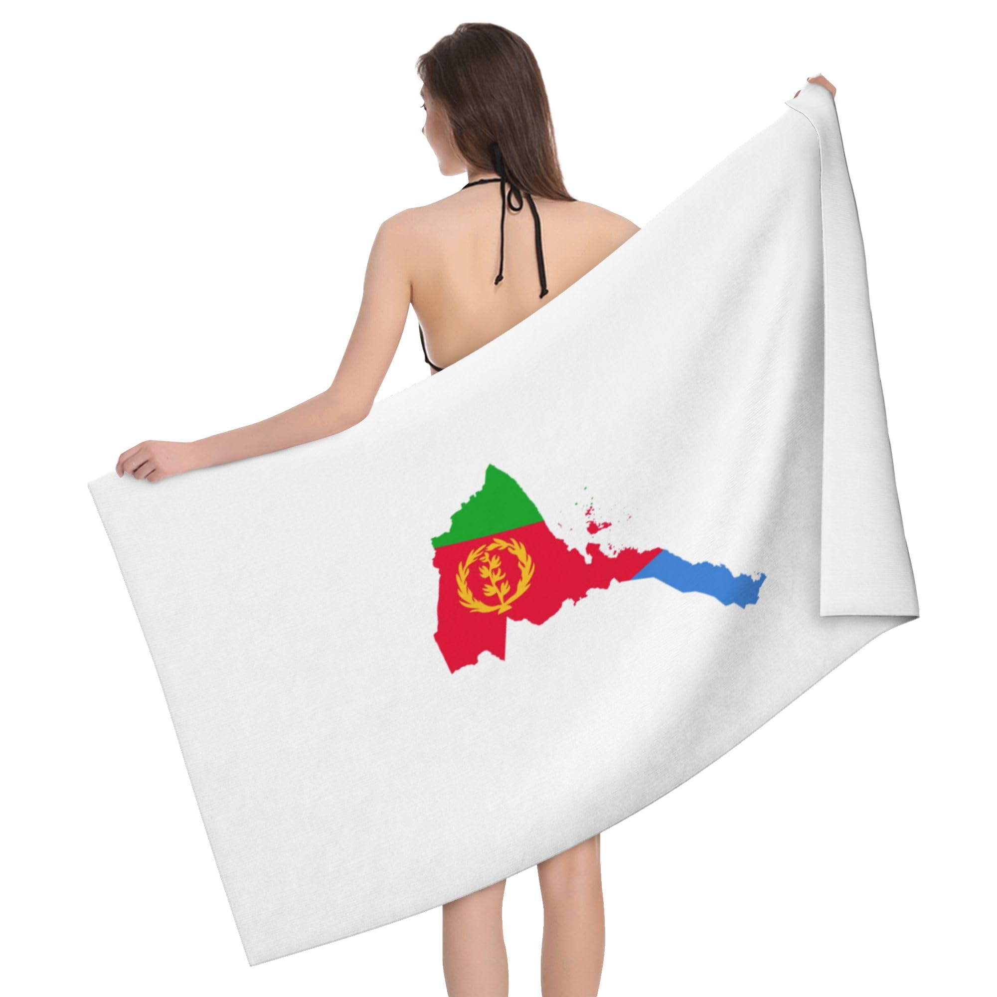 Toalla para natación hombre y yoga 80X130 cm, toalla de ducha suave de Eritrea