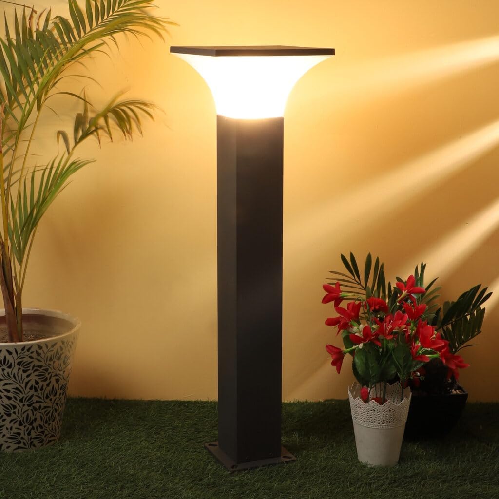 JACKAL 10W LED Pathway Light Walkway Lights, Gate Pillar Outdoor Floor Lamp Aluminium IP65 Waterproof Bollard Lights for Driveway Yard, Terrace, Lawn, Patio and Garden Decoration | 1-Year Warranty-image-25