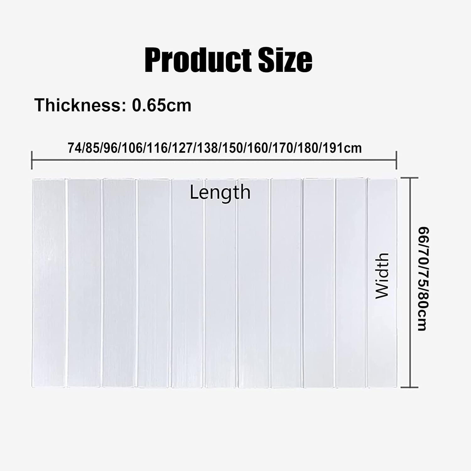 Bathtub Trays PVC Louvered Bathtub Cover Bathtub Tray, Multifunctional Bathtub Bath SPA Insulation Board, Dustproof and Waterproof, Suitable for Most Bathtubs (Size : 75x160x0.65cm)