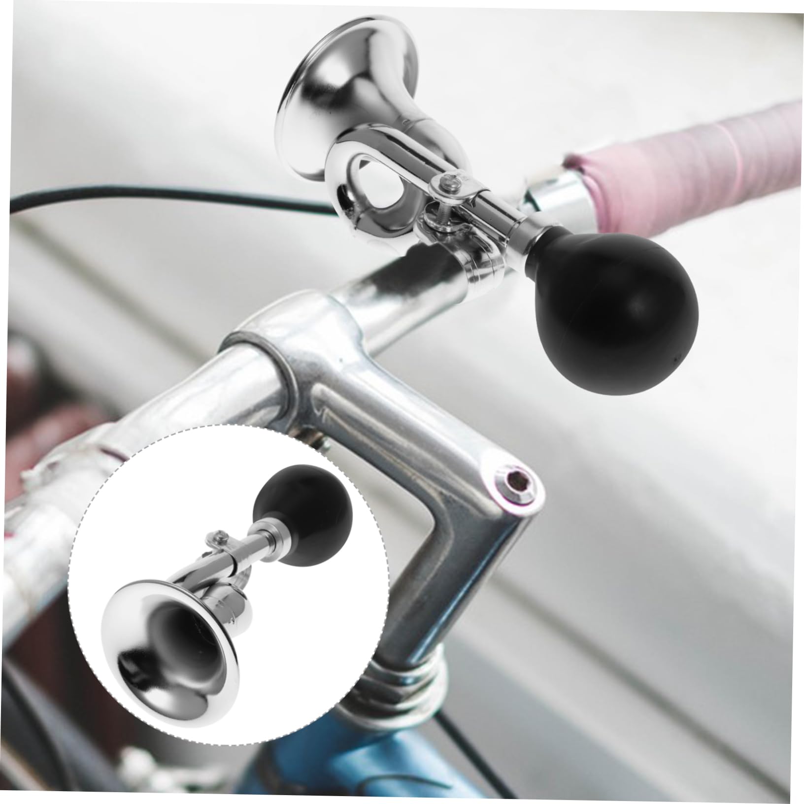 BESTonZON Sonnette de vélo klaxon Fort pour vélo Sonnette vélo klaxon de clairon de vélo Corne de vélo Bruyant Sonnerie de vélo Cloches de vélo Corne de vélo électrique Fort