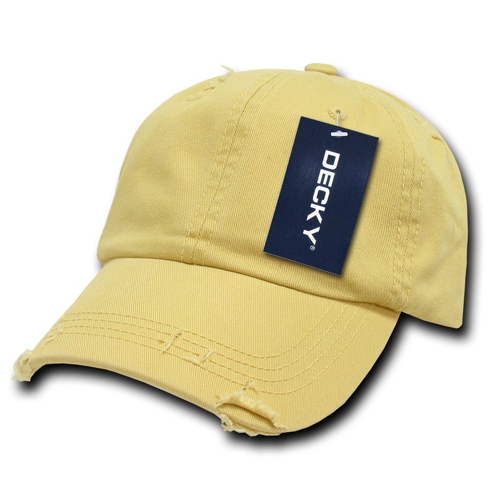 Decky Vintage Polo Baseball Cap - Mustard