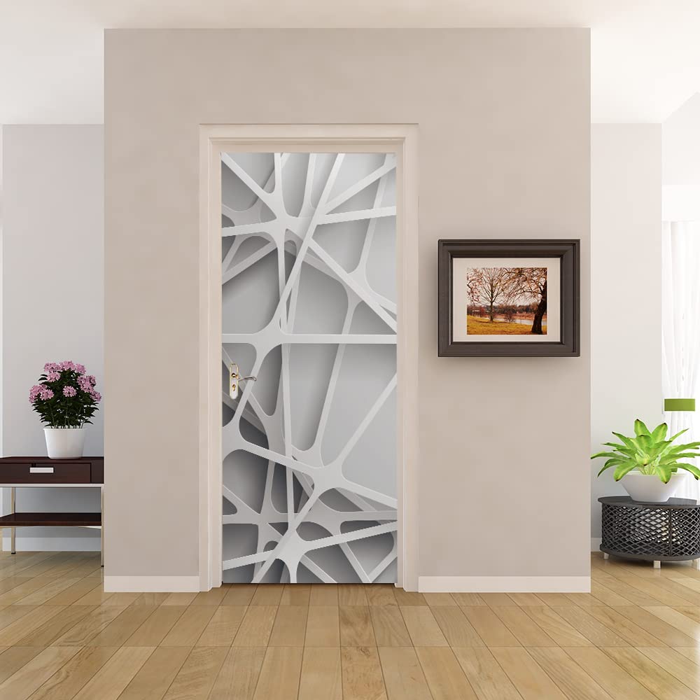 Sticker porte trompe l'oeil pour agrandir une petite pièce sans travaux