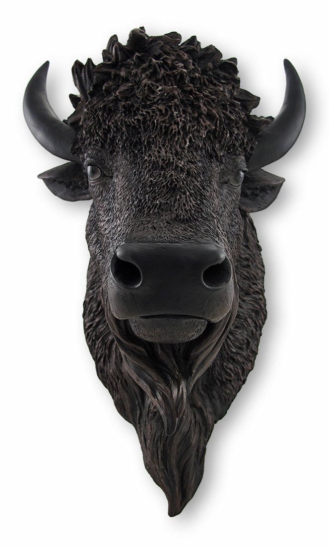 DWK American Bison Wall Mounted Faux Head