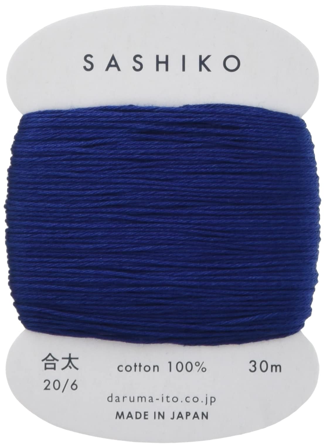 Sashiko Thread Medium Weight 30m Col. 215 -Navy- Japanese Embroidery &amp; Quilting by Yokota