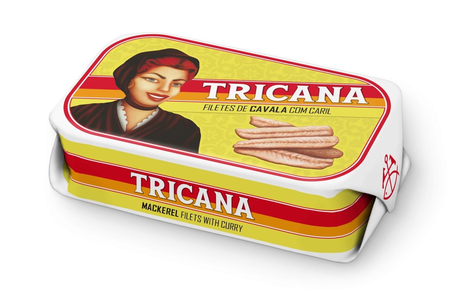 Tricana - Filetto di Sgombro con curry / Prodotto Gourmet del Portogallo - 5 x 120 gr Pack