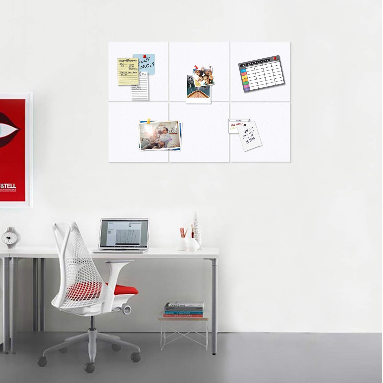 Buy Yoillione Felt Pin Board for Bedrooms Offices Home, Bulletin Boards