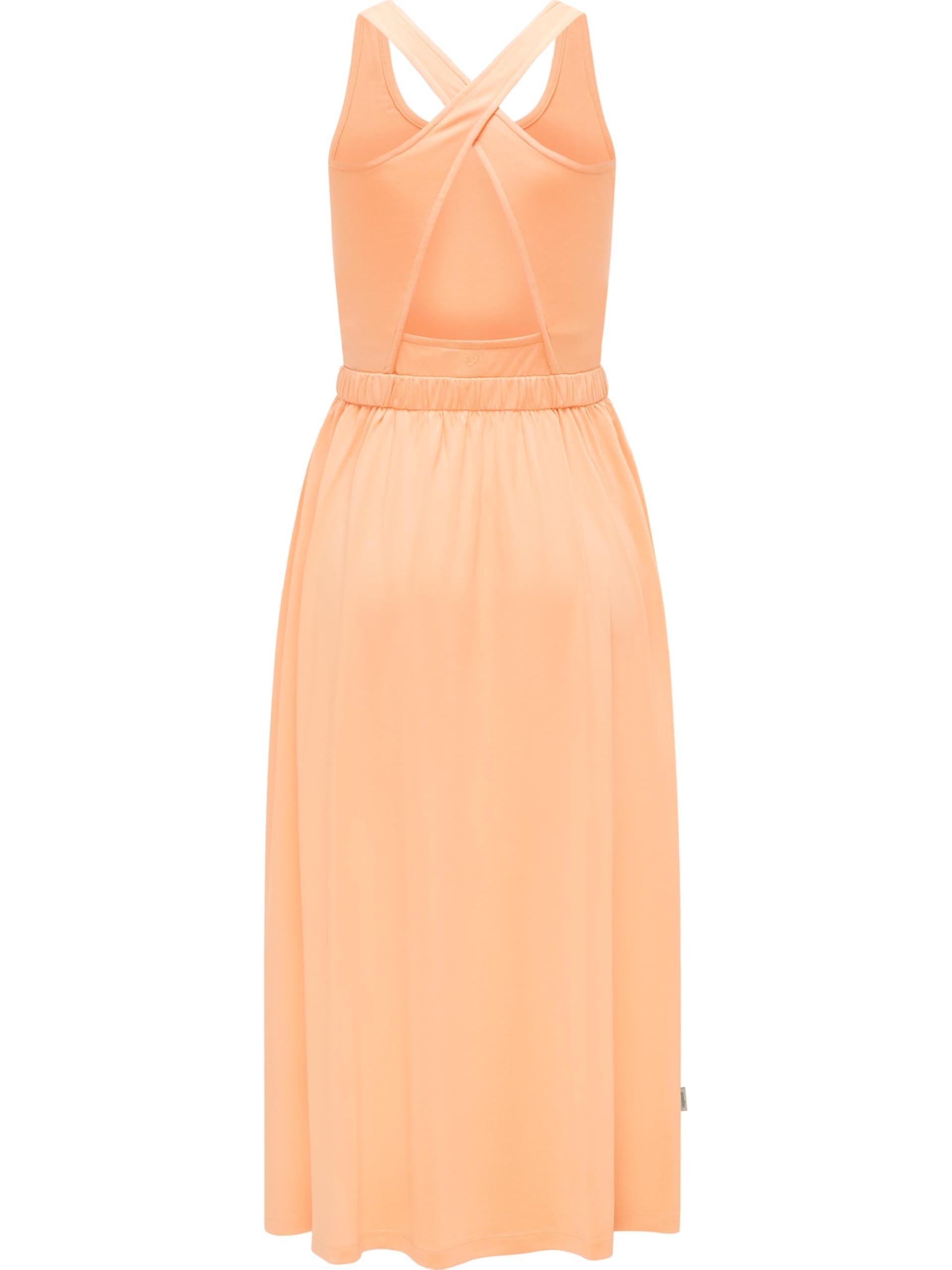 Ragwear Damen festliches Sommerkleid leichtes Midikleid mit hinten gekreuzten Trägern und Taillenzugband Mauglia YOUMODO XS-XXL
