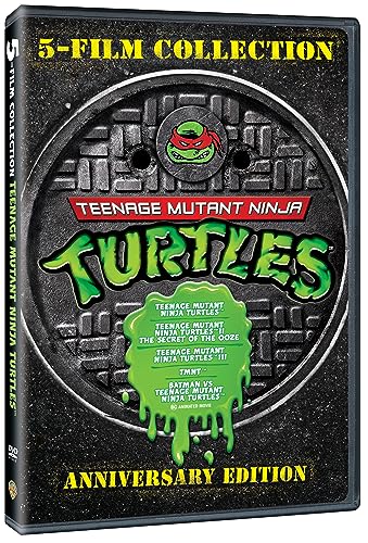 Colección de 5 Películas de Las Tortugas Ninja en Edición Aniversario DVD para Fanáticos 3
