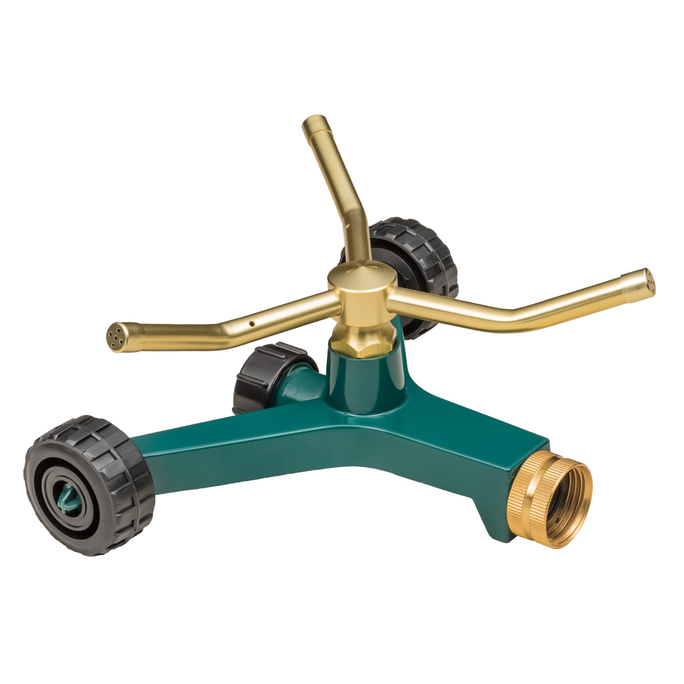 Orbit 58257N Lawn and Garden 3-Arm Metal Sprinkler with Wheel Base