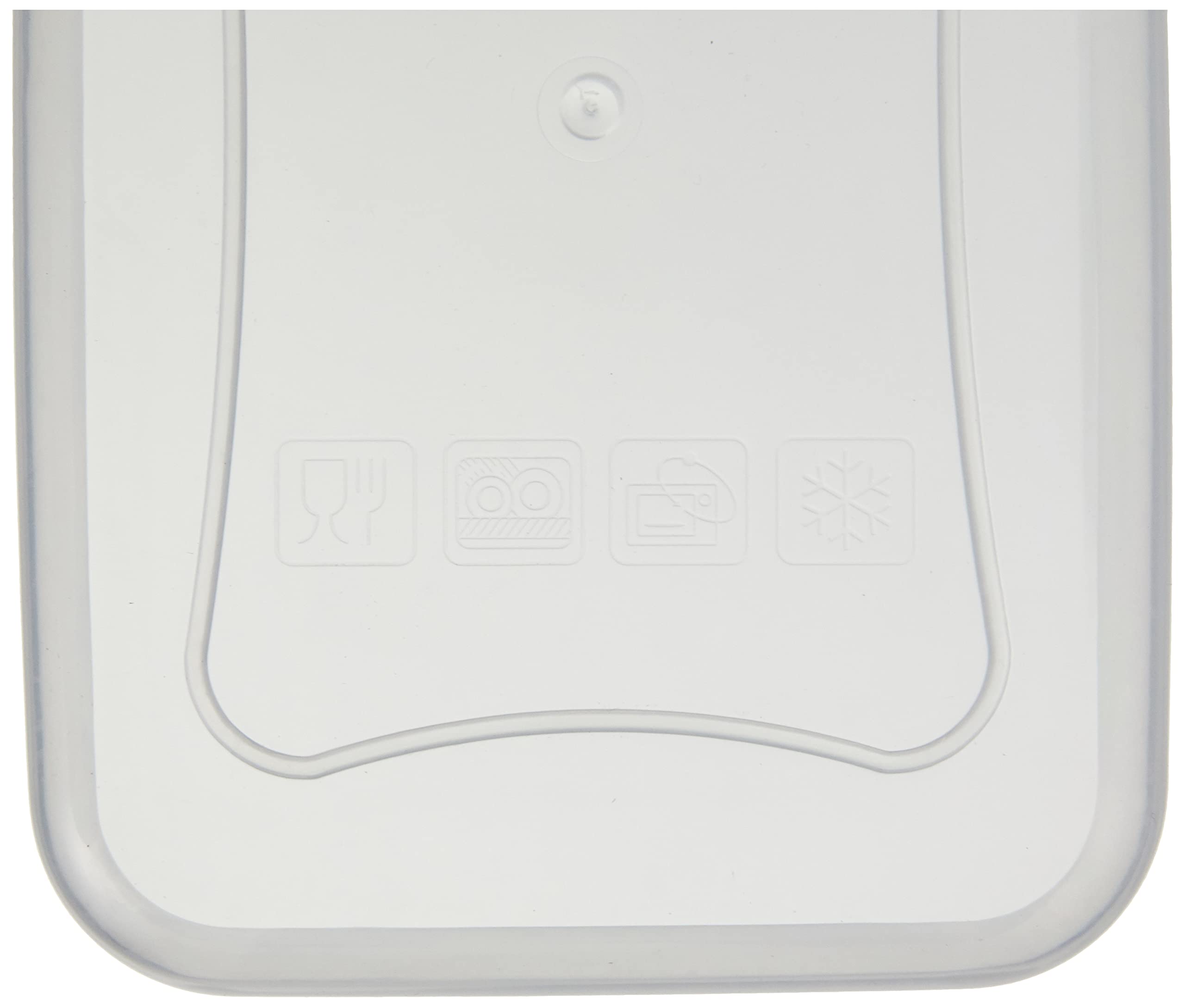 Nerthus FIH 245 Contenitore ermetico 1 l plastica con Coperchio conservazione Alimenti Quotidiana