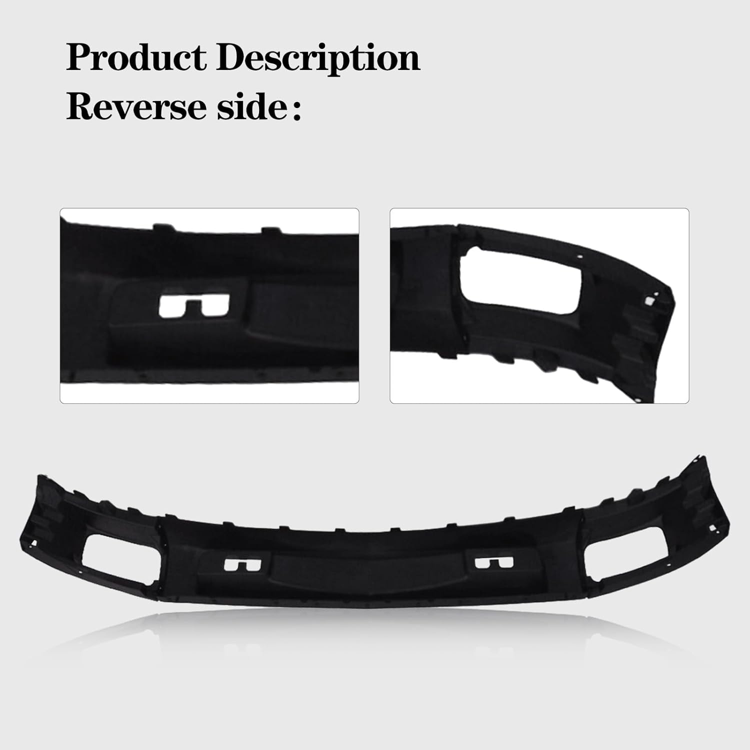 Perfit Liner Front Bumper Deflector Bumper Cover Compatible with Chevrolet 2007-2013 Silverado 1500 Pickup Truck GM1092192 15915504