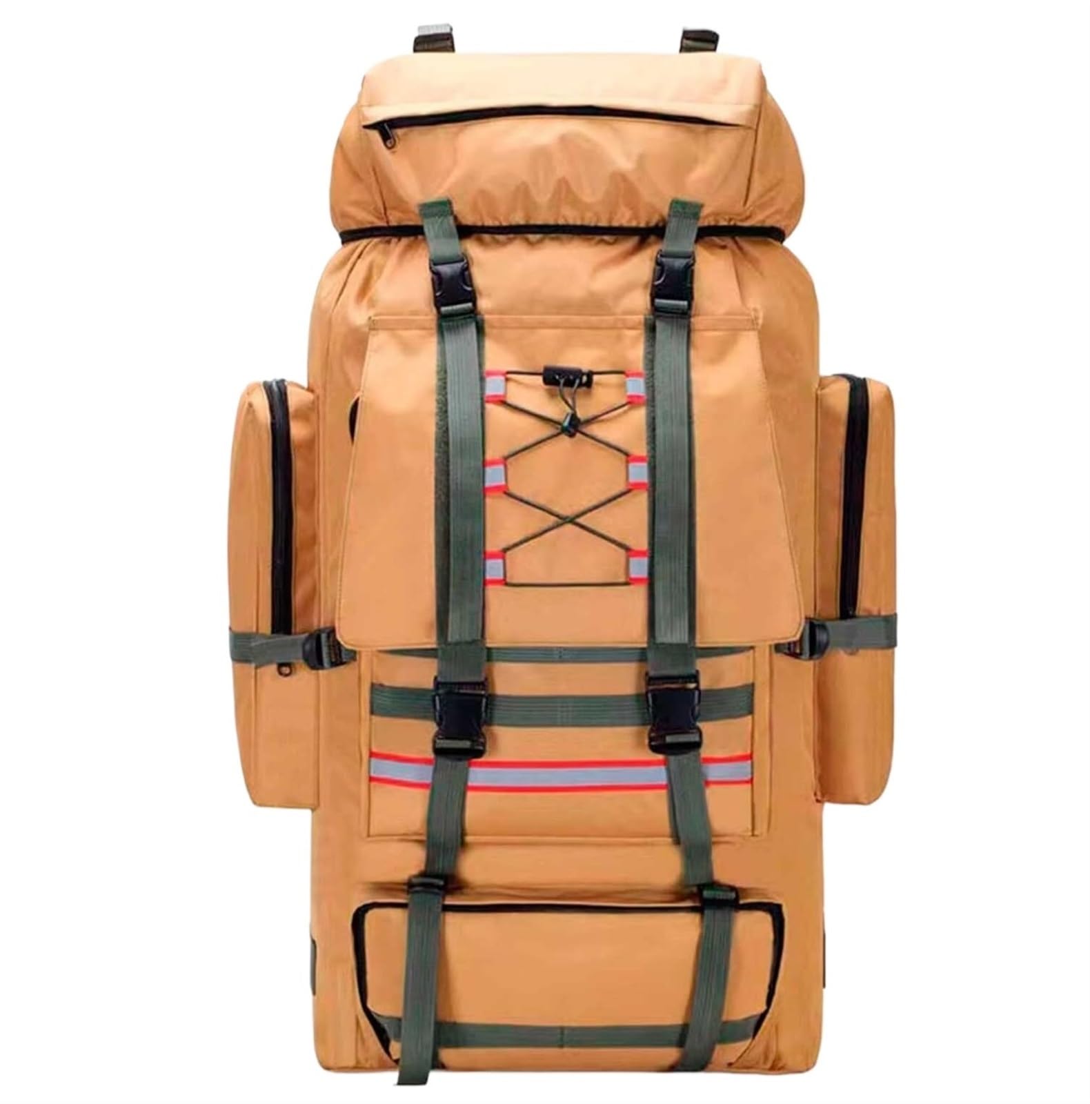 Plecak Turystyczny Kemping Oddychający, Lekki, Wodoodporny Plecak O Pojemności 130 L. Duży Górski Trekking Camping Travel Wielofunkcyjny