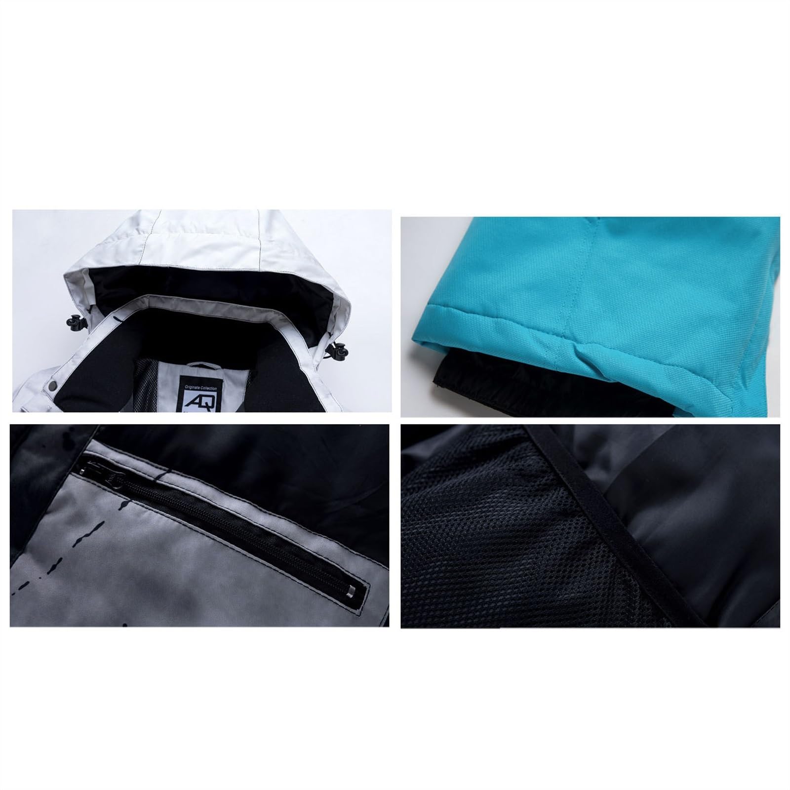 Completo Da Sci Da Uomo In Due Pezzi, Set Di Tute Da Sci Da Alpinismo Impermeabili, Sciolte E Isolate Alla Moda, Tute Da Sci Con Cappuccio Per Esterni Invernali, Per Lavoro All'aperto