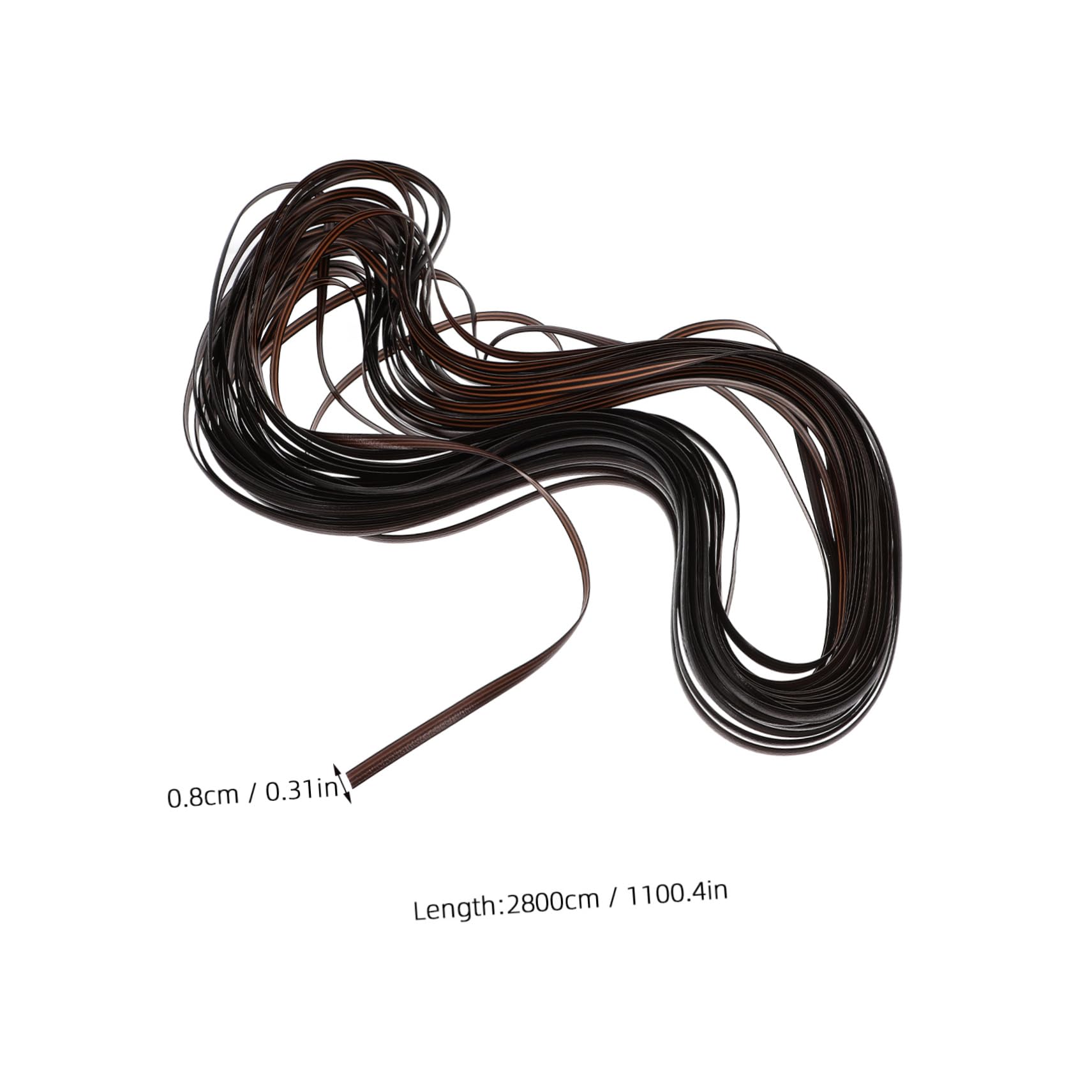 Angoily Plastic Rattan Repair Kit 1 Roll Chair Caning Material Versatile for Furniture Restoration Craft Making DIY Projects