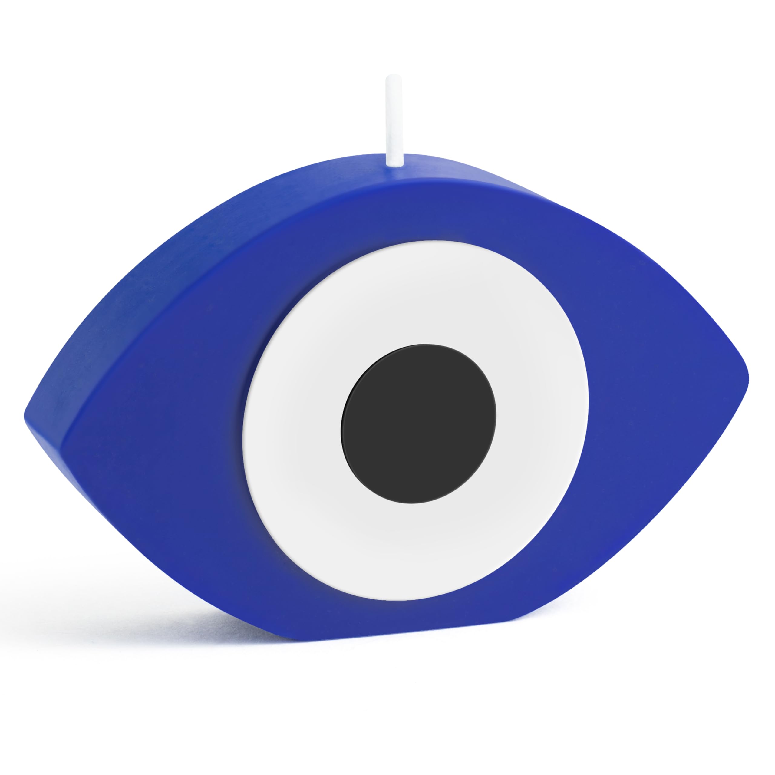 GROBRO7 Vela aromática artesanal de ojos azules hecha a mano con aroma a mal de ojo, decoración de habitación, vela de fragancia de madera de pino, cera de soja natural para regalo de cumpleaños,