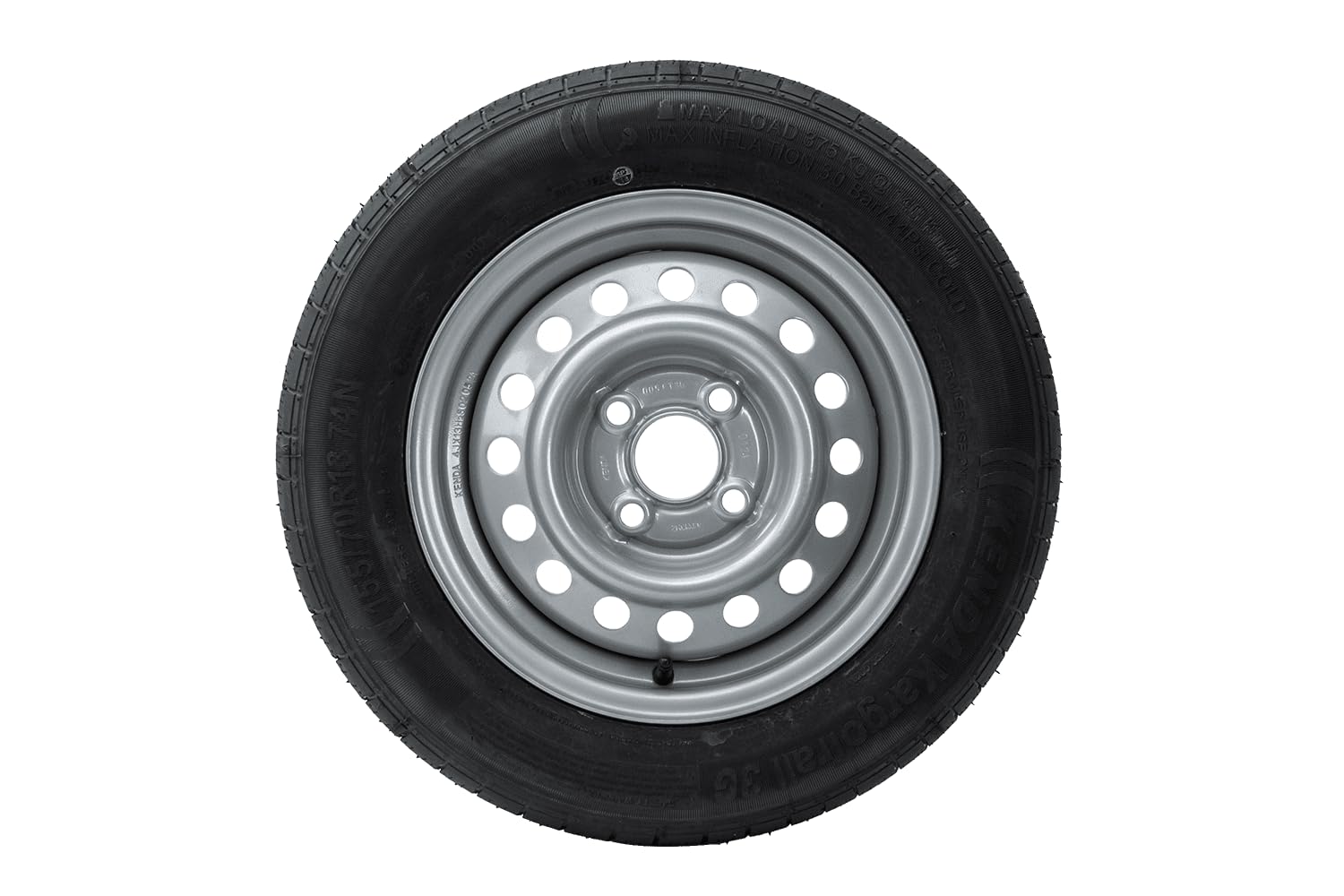 KENDA Rueda de Remolque 155/70 R13 con Llanta 4x98 ET30 y Carga de 375 kg, Neumático KargoTrail 3G de Alta Estabilidad para Remolques Ligeros y de Camping