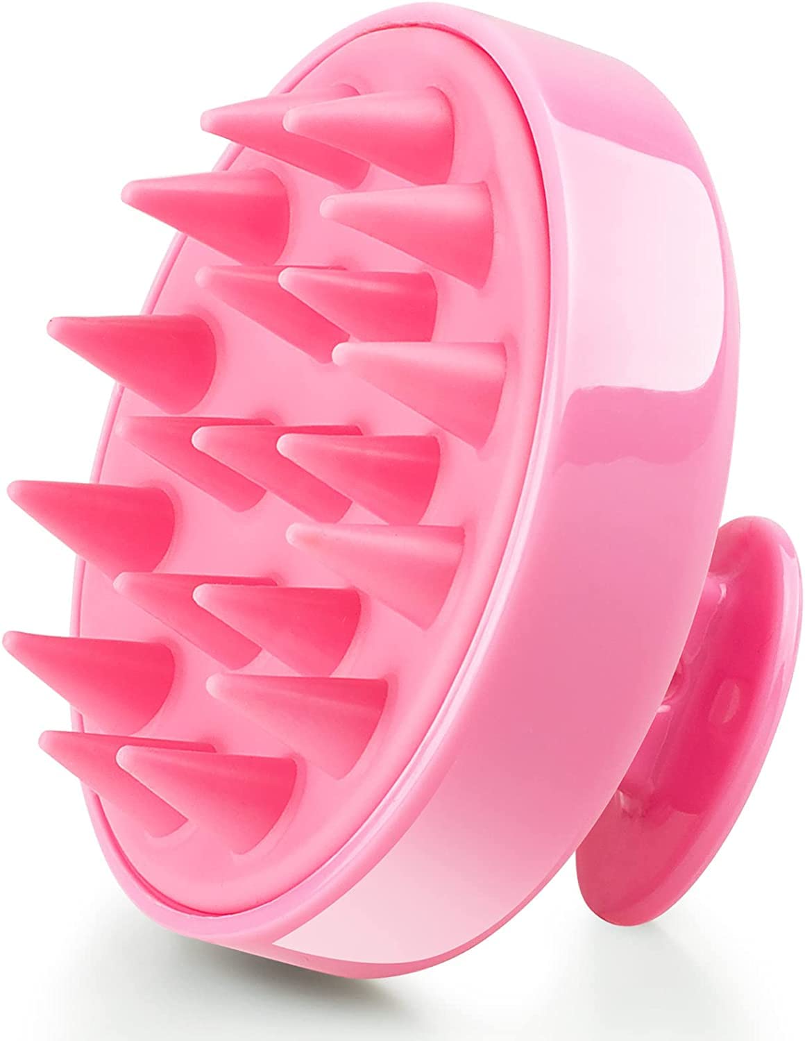 Renesmee Scalp Massager & Shampoo Brush - Eco-Friendly Hair Care Tool (Lite Pink)