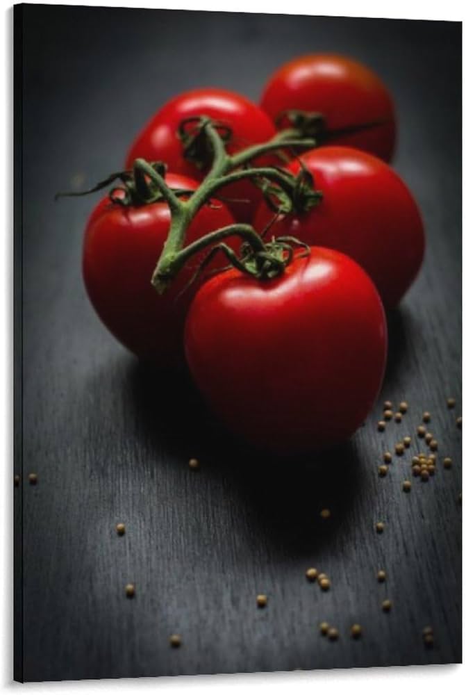 Amazon.co.jp: 絵画 黒いテーブルに小さなトマトインテリア 絵画 静物 Amazon.co.jp: 絵画 黒いテーブルに小さなトマトインテリア 絵画 静物