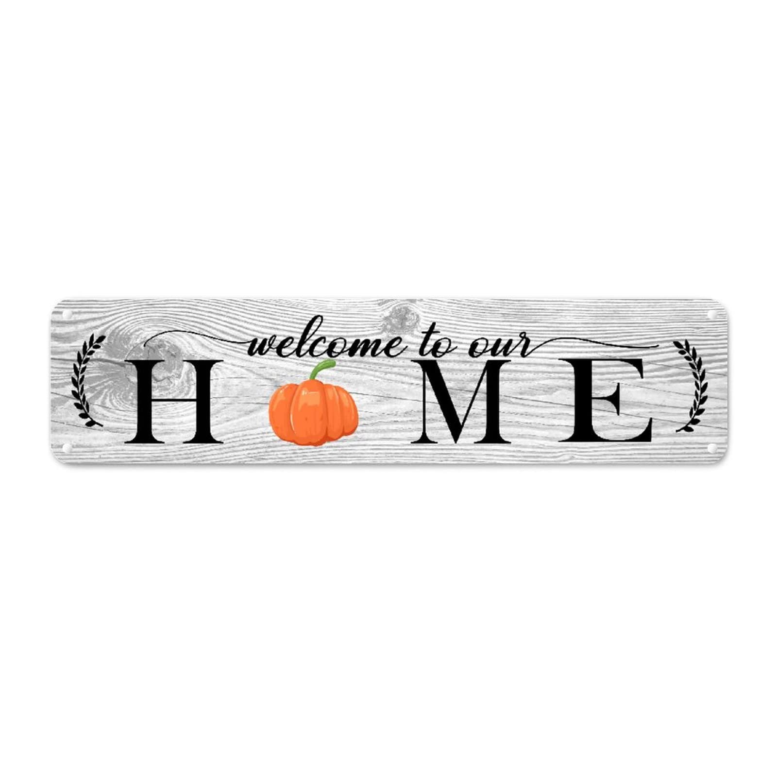 Décoration en métal Welcome to Our Home pour célébrer la douceur du foyer