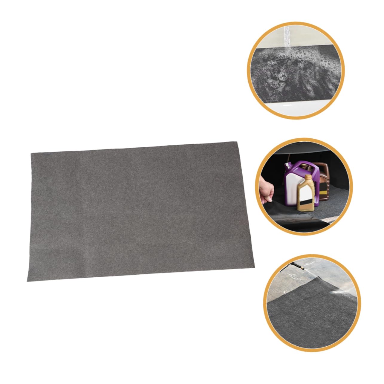 ABOOFAN Tapis de Garage en Feutre, Protection du Sol Les Fuites D'huile, Réutilisable et Facile à Entretenir pour Atelier et Garage