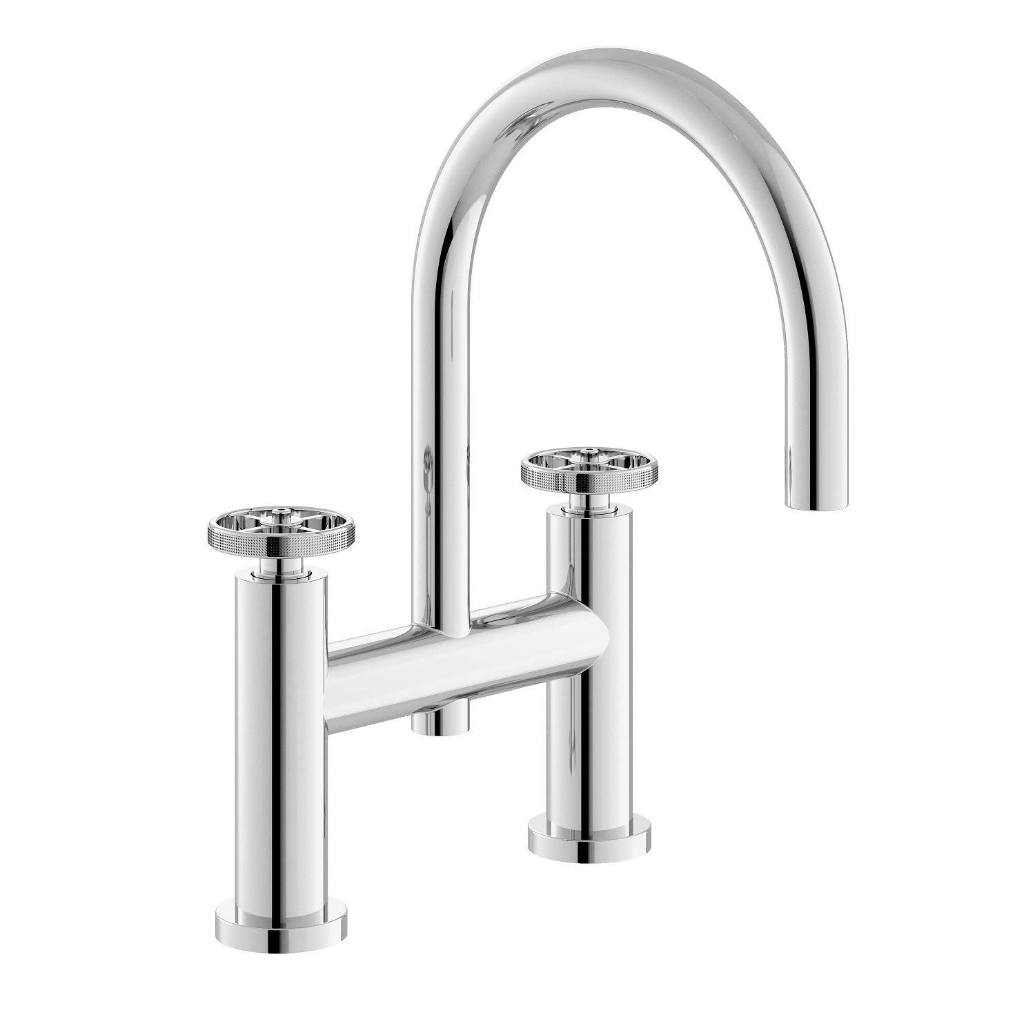 Revolution 2 Handle Deck Bath Shower Mixer Bath Filler