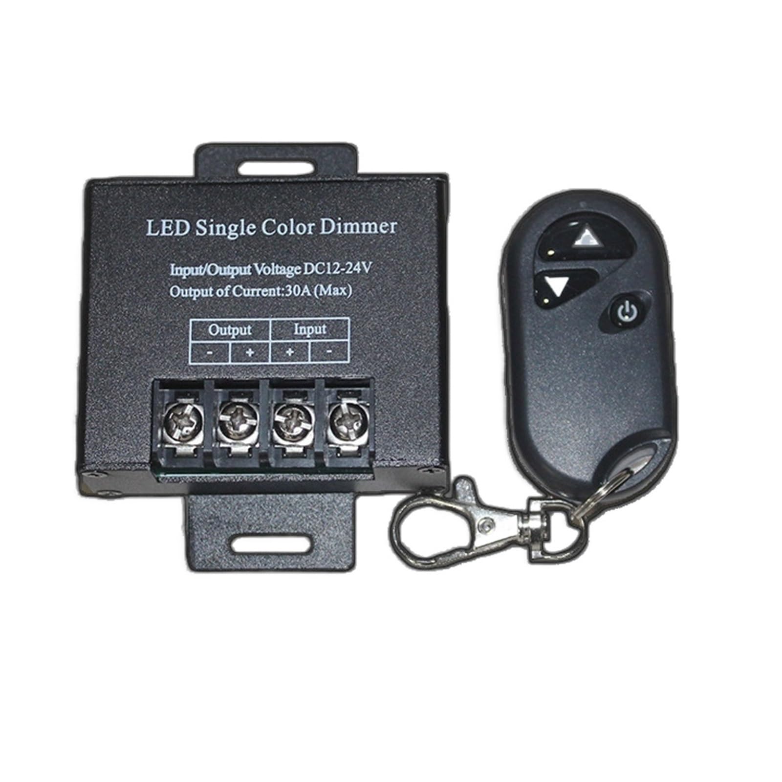 Regulador de intensidad LED de 3 botones con mando inalámbrico 24V CC