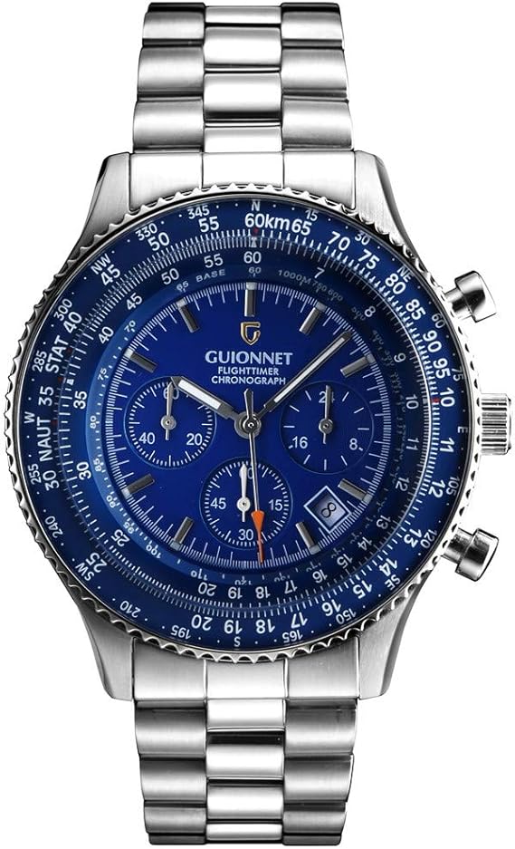 Amazon ギオネ 腕時計 フライトタイマー パイロットクロノグラフ Ft42snv 父の日 メンズ腕時計 腕時計 通販