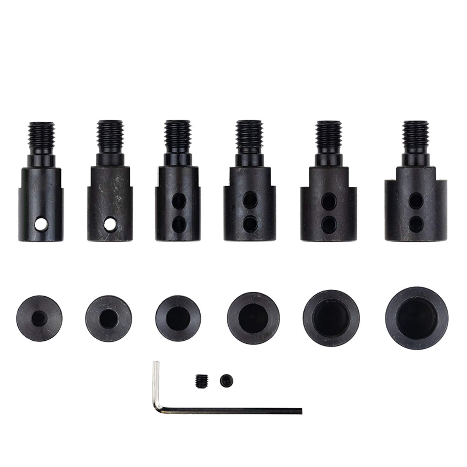WAAZVXS Coupler for Motor Shaft Coupler Sleeve Saw Blade Coupling Joint Connector Chuck Adapter (Inner Diameter : M10 14mm)