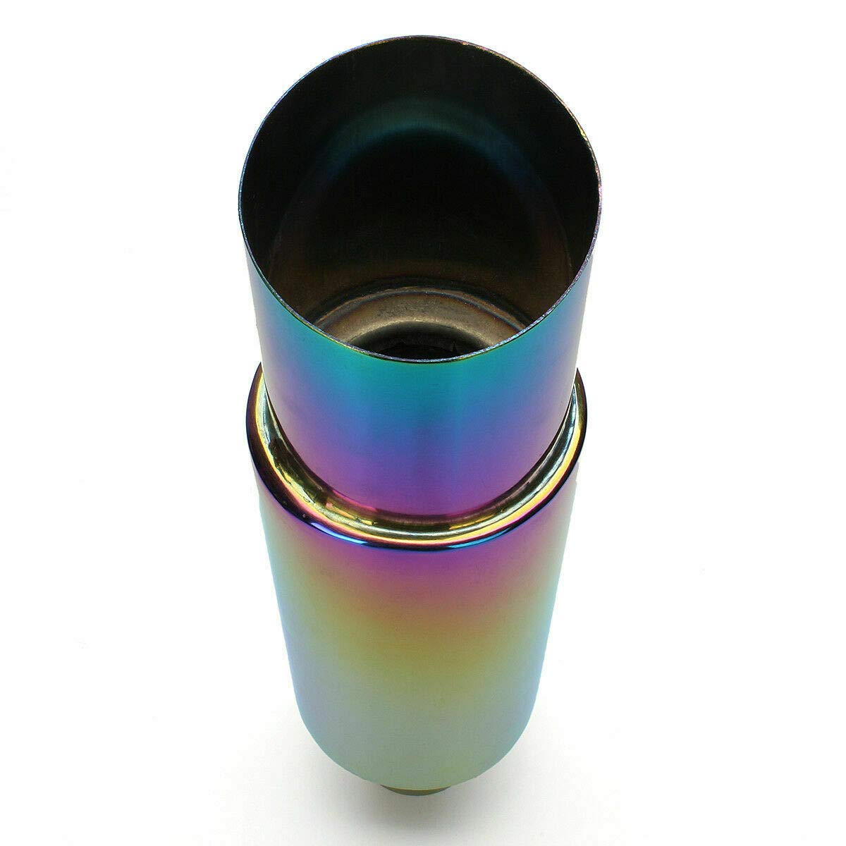 Riloer Silenciador de escape trasero de carreras de coches de acero inoxidable Punta de tubo de cola Ajuste del extremo derecho