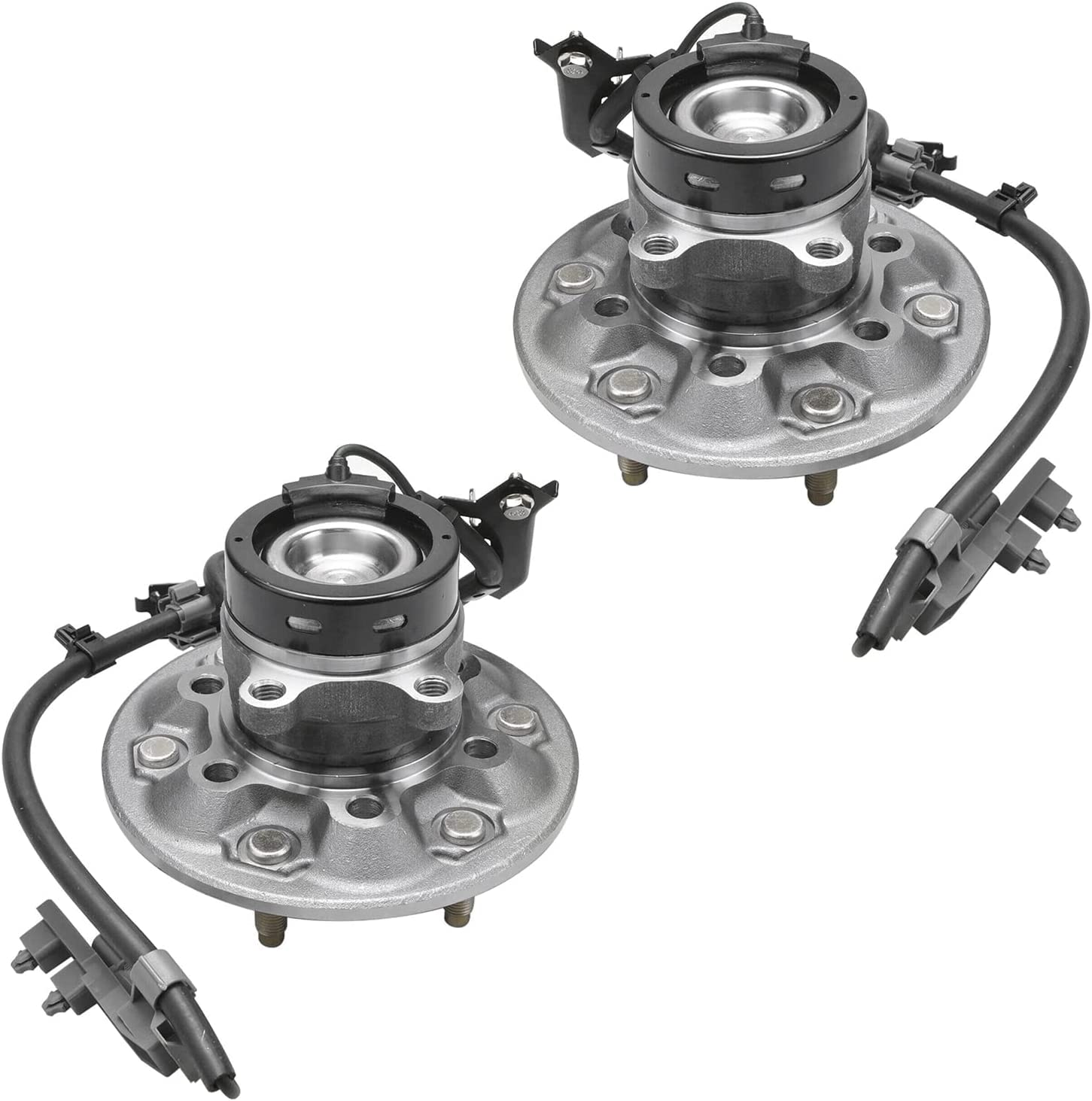 Detroit Axle - Front 2pc Wheel Bearing Hubs for Chevrolet Colorado