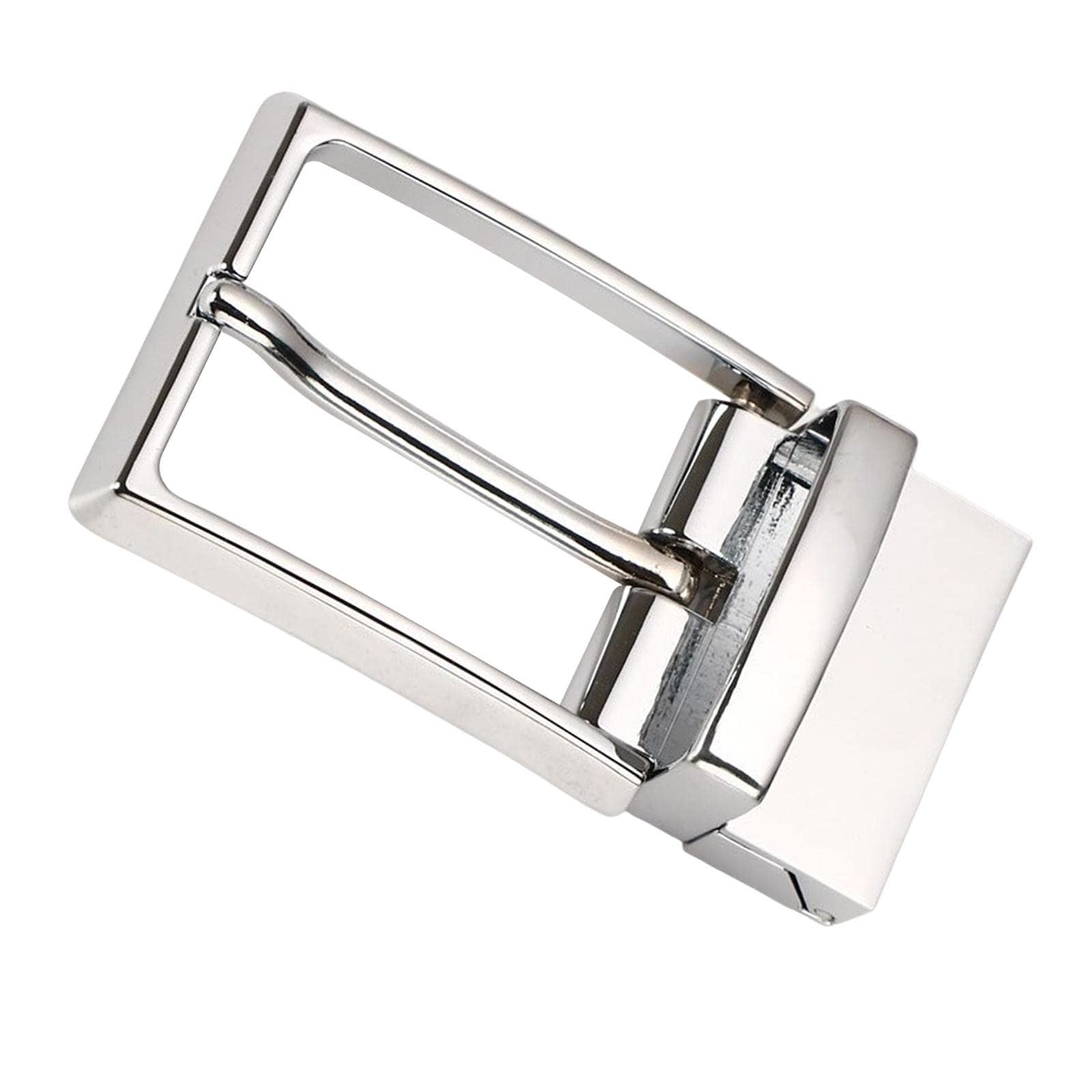 Enakshi® Men's Reversible Alloy Belt Buckle Single Prong Rectangular Pin Belt Buckle Silver|Clothing Shoes & Accessories | Mens Accessories | Belt Buckles-image-21