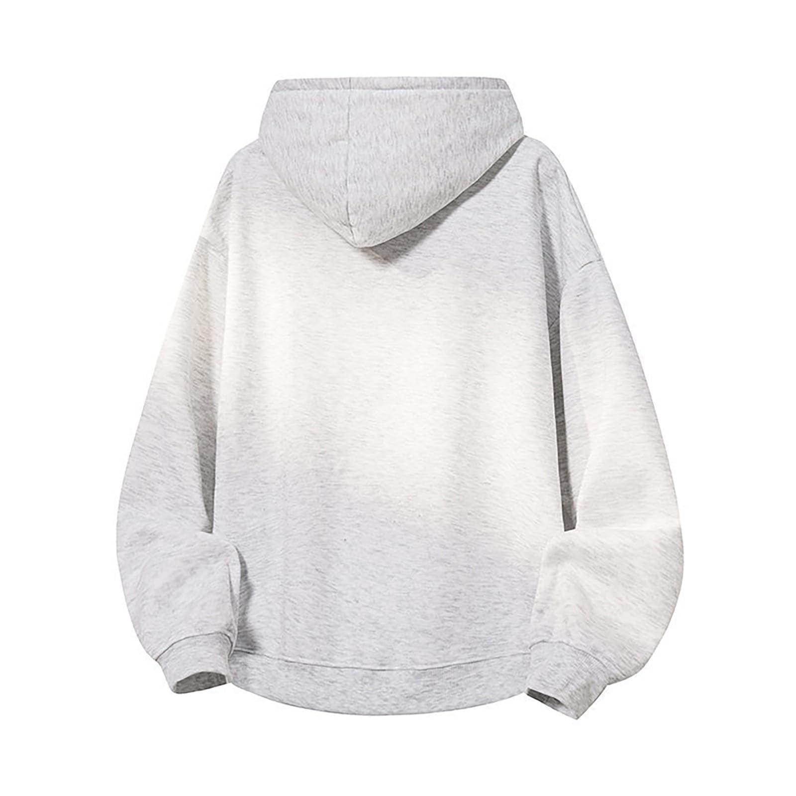 Top Manga Larga Hombre Sudadera Ancha De Color Liso Estilo Americano, Informal Y Otoño E Invierno. Sin Mangas (Grey, XL) Camisetas Ropa Verano Casual para Camisa Impermeable Chaqueta