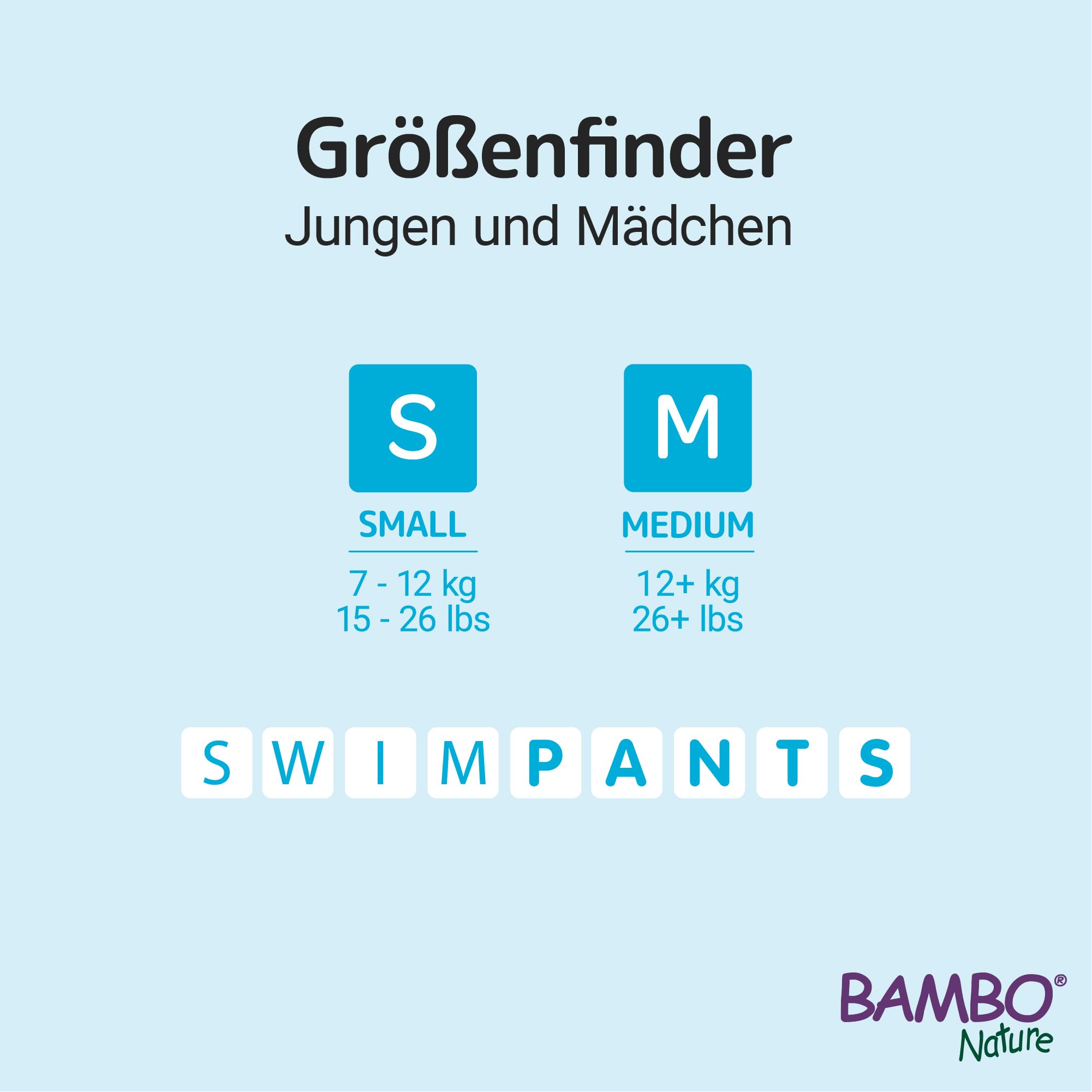 Bambo Nature Schwimmwindel Baby, Größe S (7-12 kg), Megapack 120 St. Windeln | Secure-Fit Einweg-Badehose | Auslaufsicherer Komfort beim Wasserspiel…