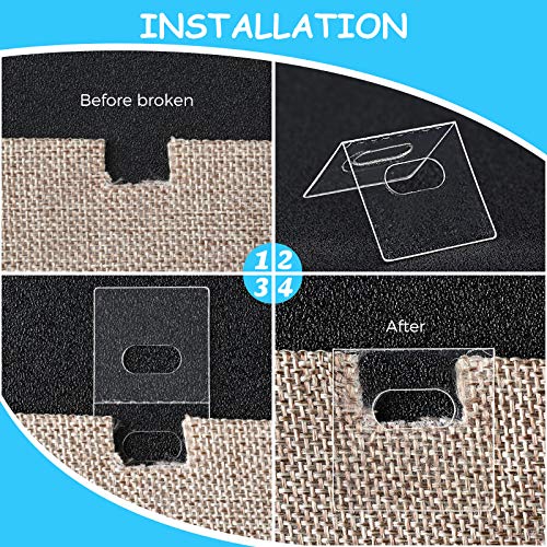 image for Patelai 25 Pieces Vertical Blind Stem Replacement Window Blind and 25 