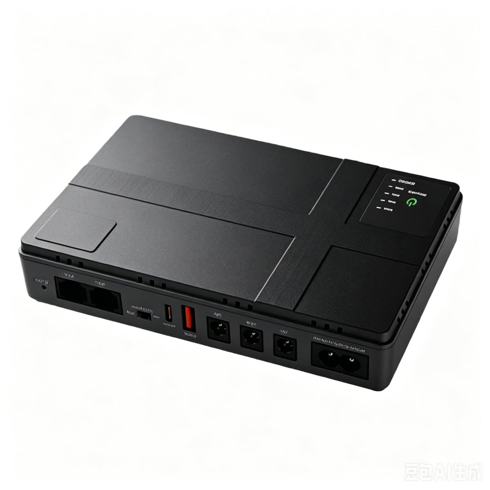 Eujgoov Mini UPS Batteria di Backup per Router Modem, 8000mAh (Spina
