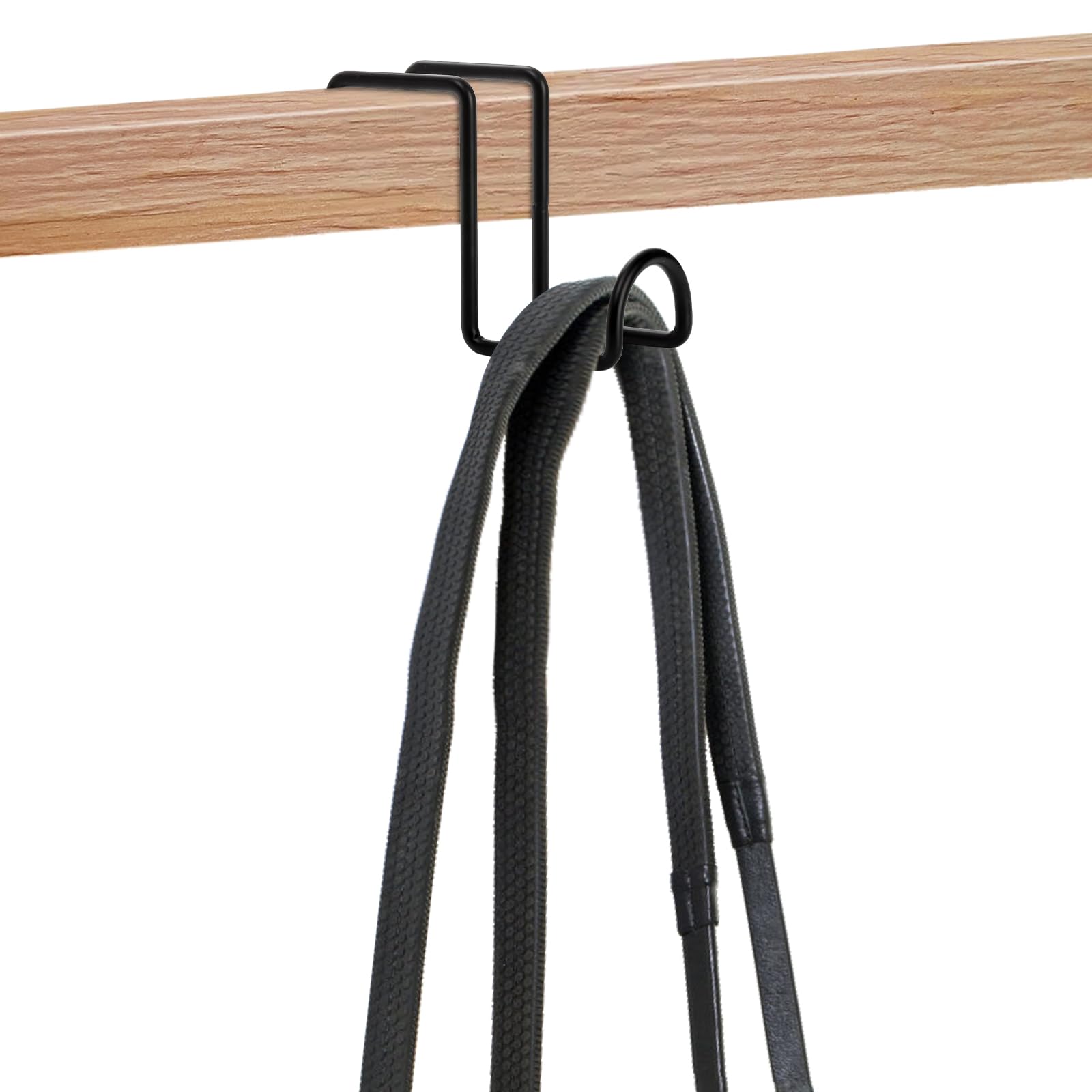 Cididu 6 Pcs Tack Hook 4 Inch, Heavy Duty Horse Halter Rack, Over Rail Bridle Hooks - Image 4
