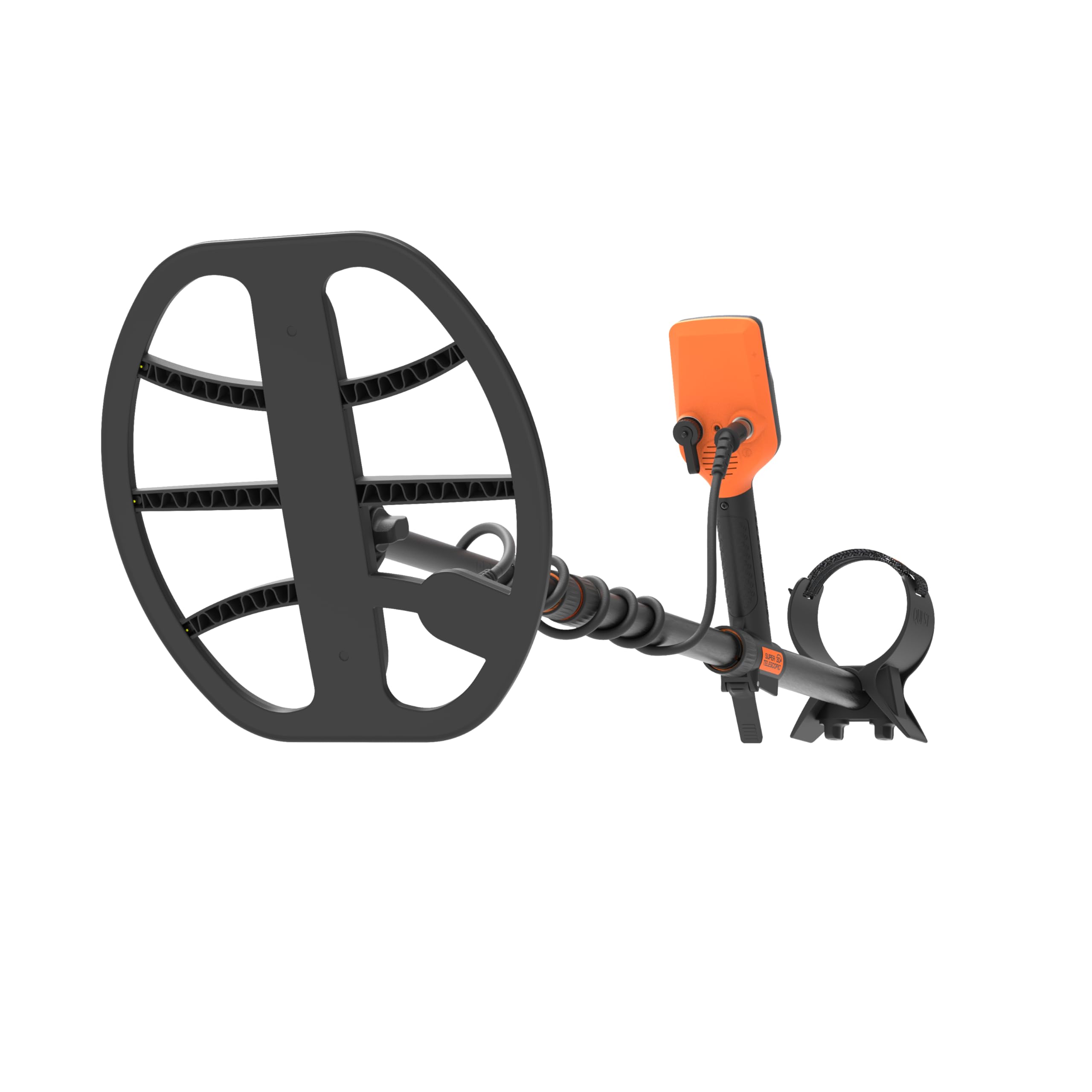 Quest X10 IDmaxx Profi Metalldetektor, Blade11 wasserdichte Suchspule, TurboD, Eingebauter USB-C Wiederaufladbarer Akku, Metallsuchgerät