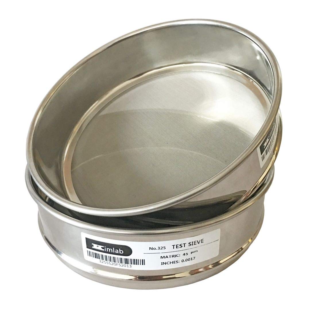 KimLab SS30 ?30cm Test Sieve Catch Pan and Lid,SS304