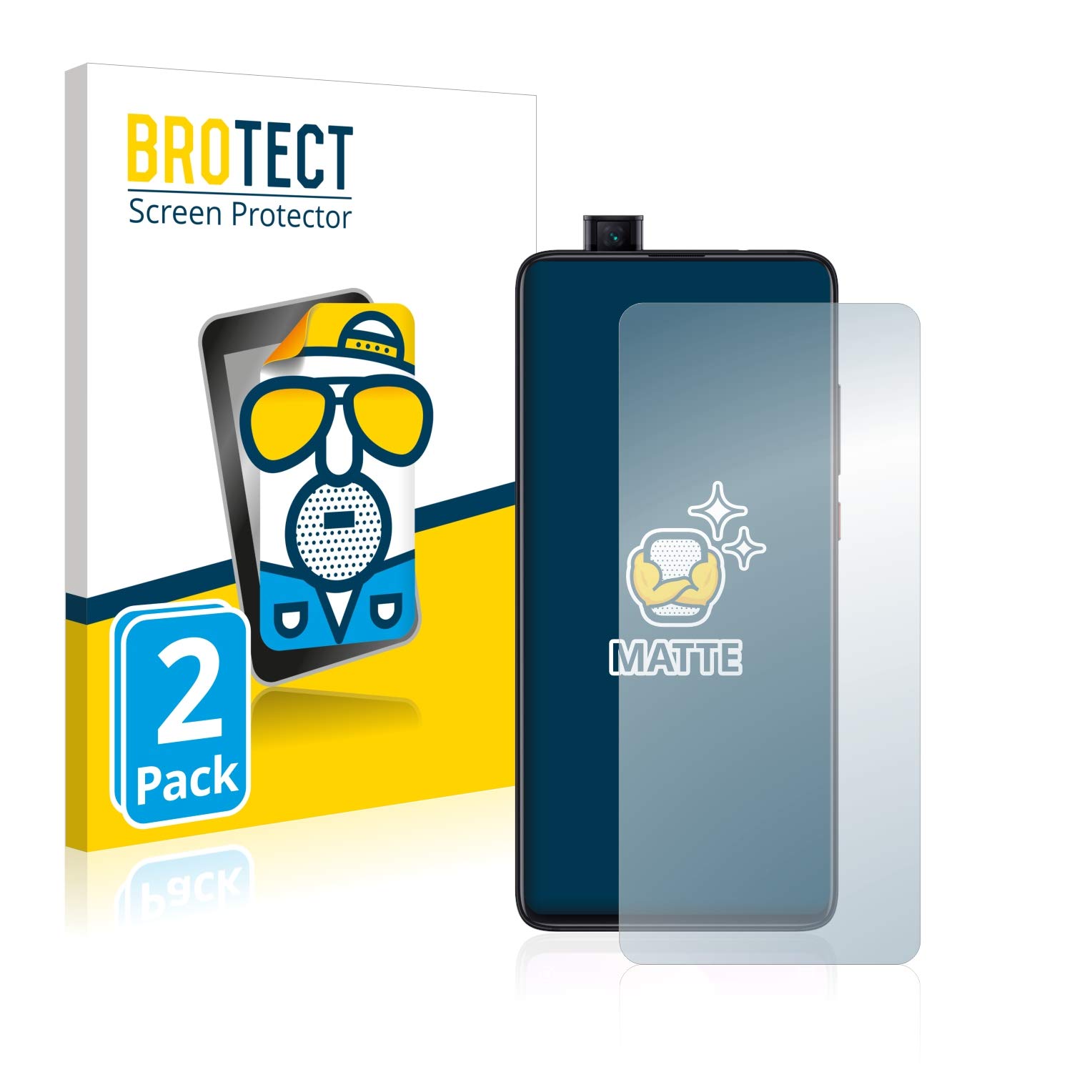 Brotect Pellicola Protettiva Opaca Anti-riflesso Per Xiaomi Redmi 9T (2 Pezzi), Made In Germany, Anti-impronta E Anti-graffio - 4