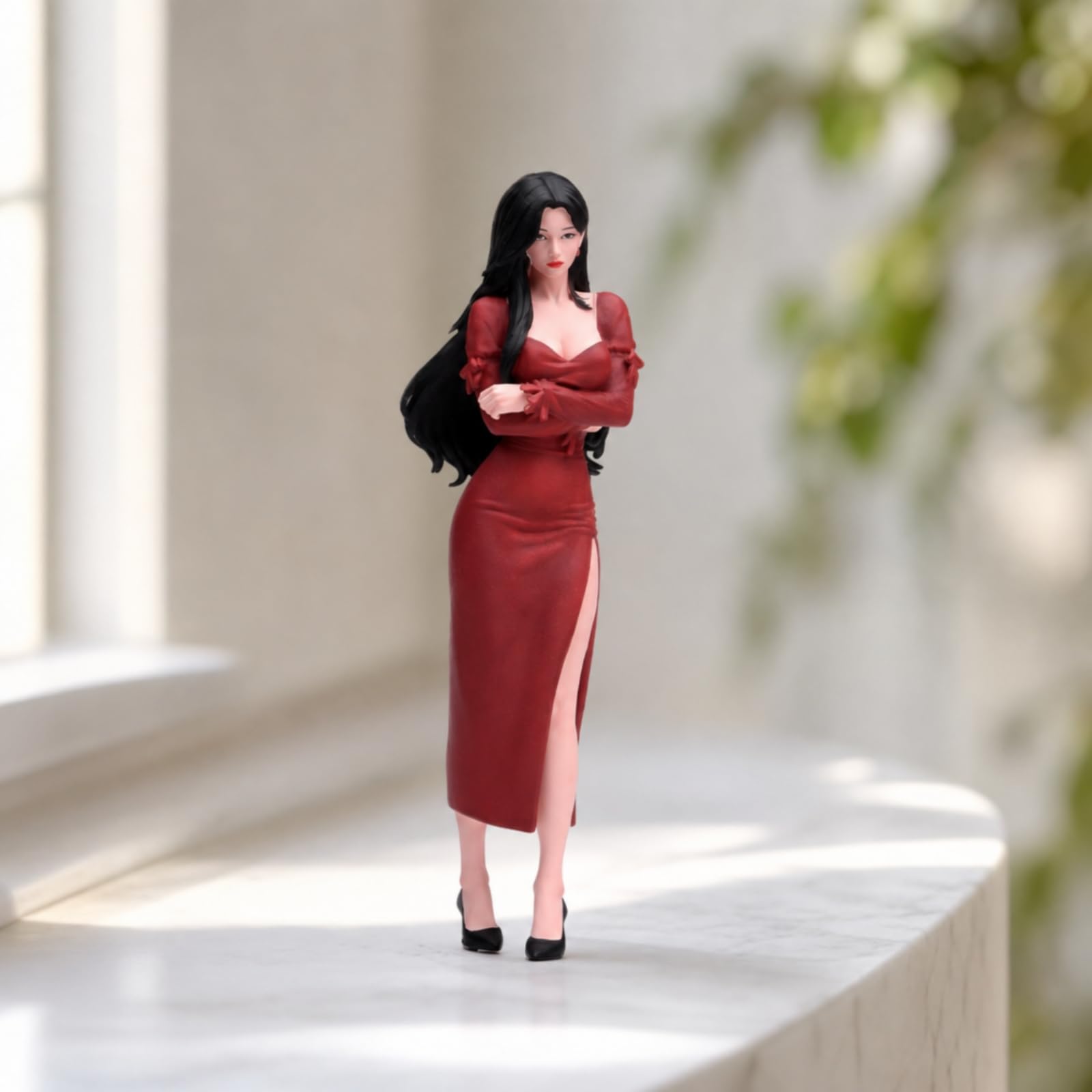 Figura Mujer Resina Coleccionable