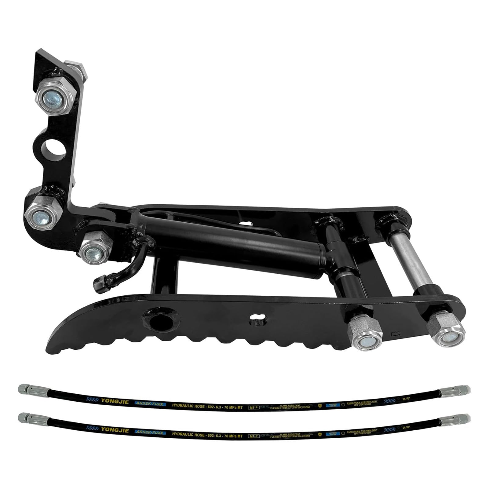 Pouce hydraulique pour mini excavatrice : manipulation précise avec 2 tuyaux
