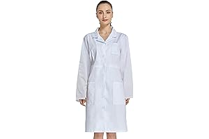 VOGRYE Women's Long-Sleeve Medical Dress: Effortless Comfort and Professional Style
