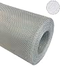Green Home Aluminium weefsel, vliegengaas, aluminium weefsel, vliegenbescherming, aluminium net, rooster, lichtschacht als rol (60 cm x 120 cm)